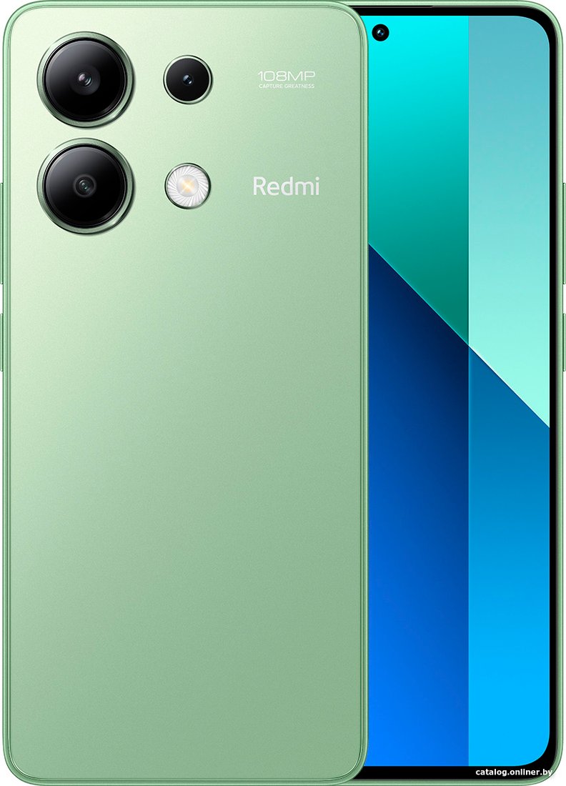 Redmi Note 13 8GB/256GB с NFC международная версия (мятно-зеленый) Redmi Note 13 8GB/256GB с NFC международная версия (мятно-зеленый)